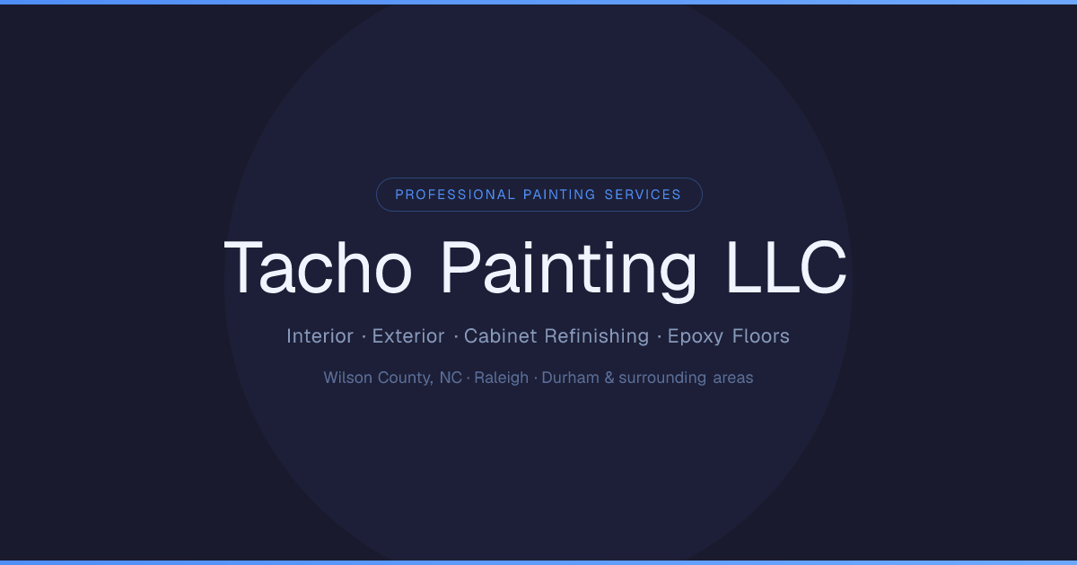 Tacho Painting LLC website preview